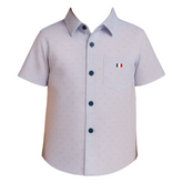 Boy Light Blue Half Sleeves Shirt